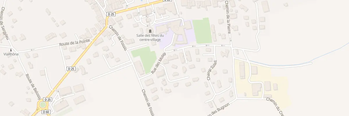 Plan du 12A Rue des moley à Messery