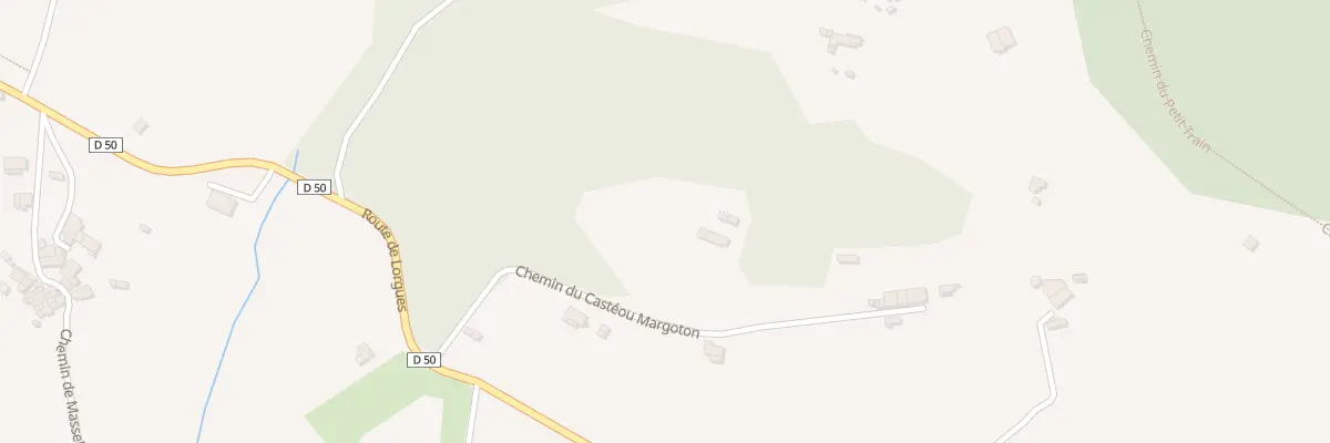 Plan du 283 Che de Casteou Margoton à Saint-Antonin-du-Var