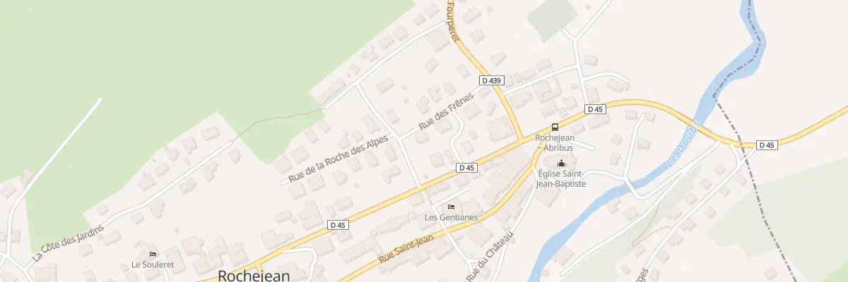 Plan du 5 Rue des Frênes à Rochejean