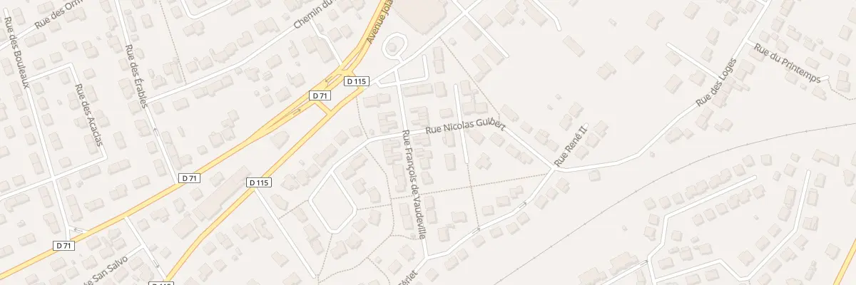 Plan du 8 Rue Francois de Vaudeville à Saint-Nicolas-de-Port