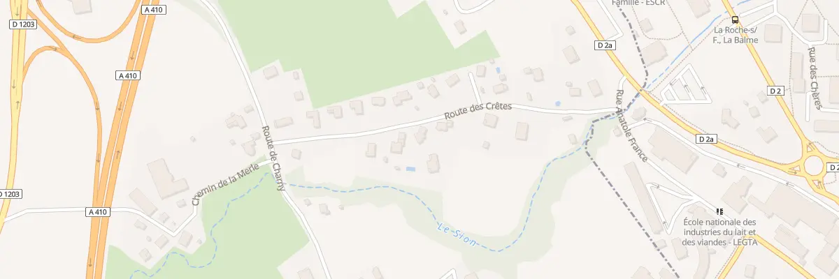 Plan du 174 Che des Crêtes à Eteaux
