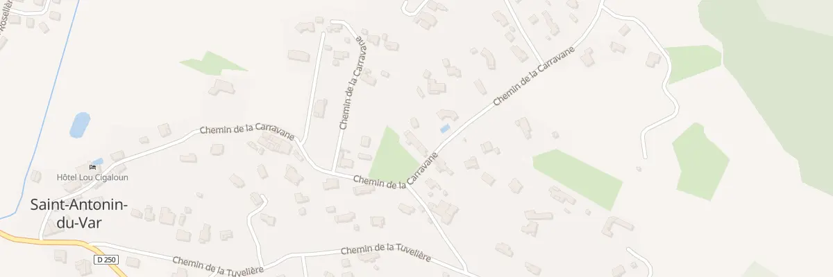 Plan du 575 Che de la Carravane à Saint-Antonin-du-Var