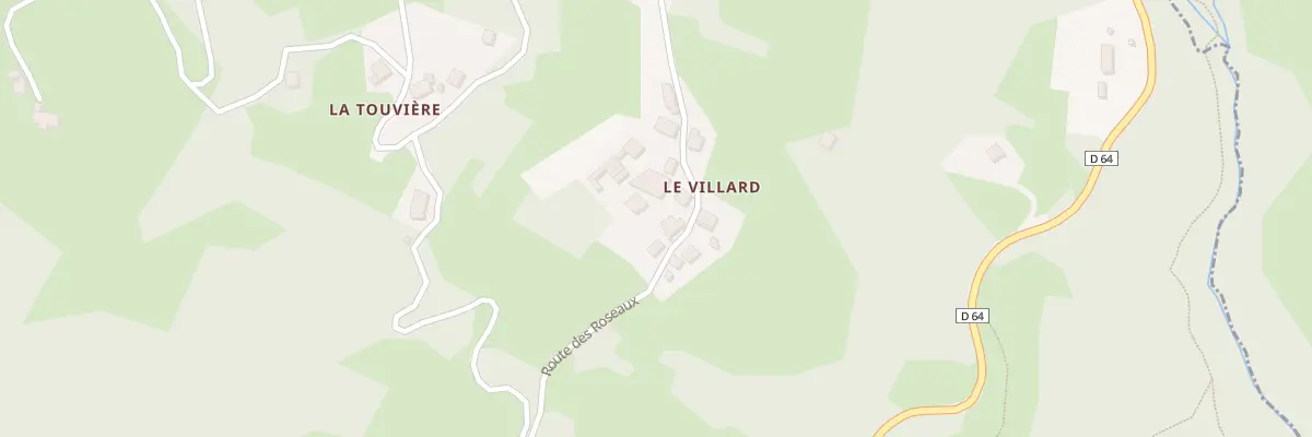 Plan du 5108 Le Villard à Cléry