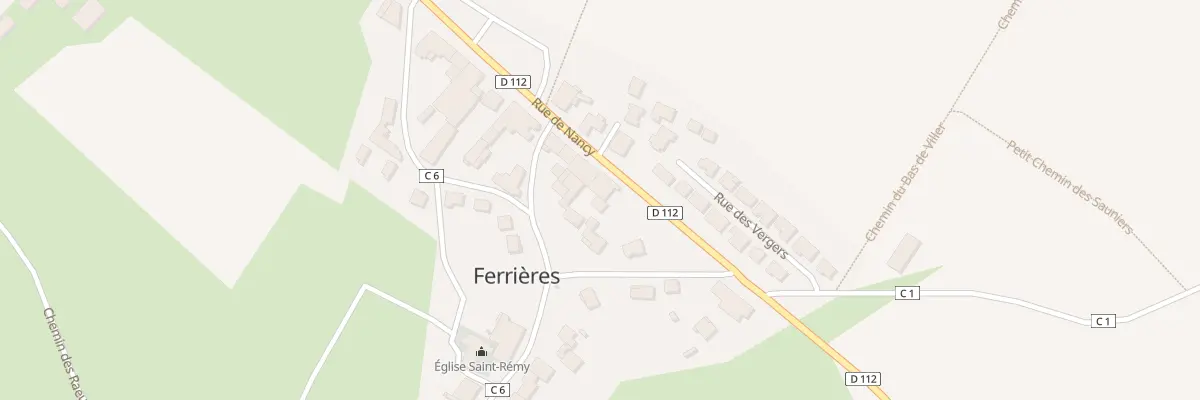 Plan du 16 Rue de Nancy à Ferrières