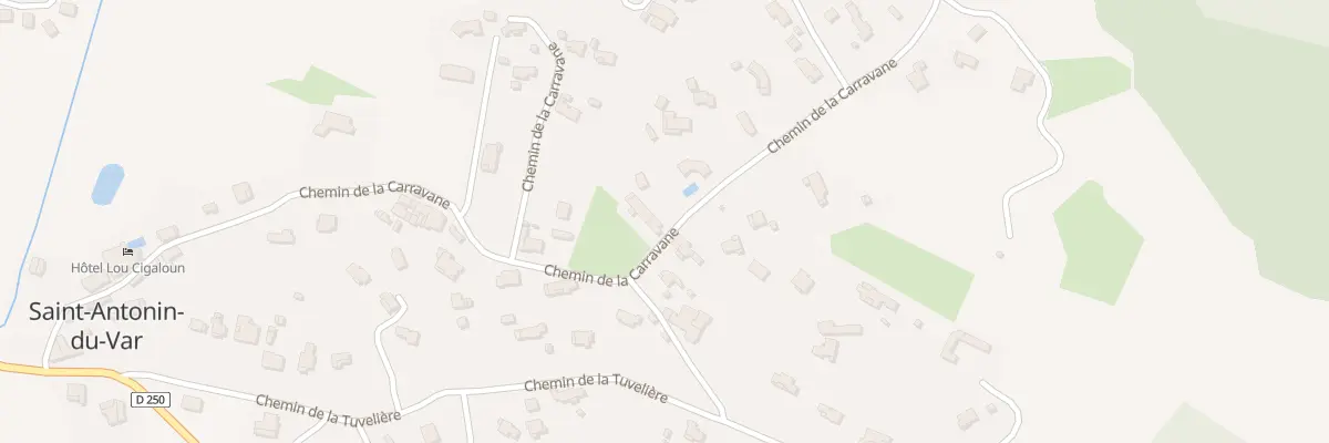 Plan du 573 Che de la Carravane à Saint-Antonin-du-Var