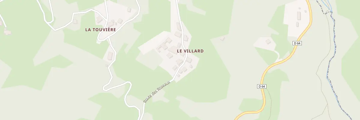 Plan du 5109 Le Villard à Cléry