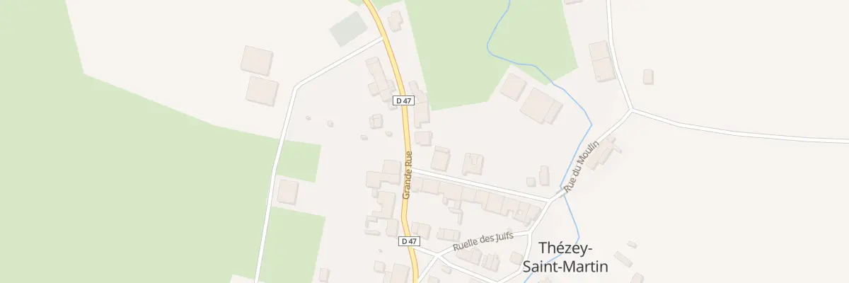Plan du 8 Grande Rue à Thézey-Saint-Martin