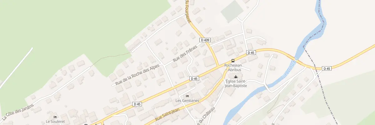 Plan du 3 Rue des Frênes à Rochejean