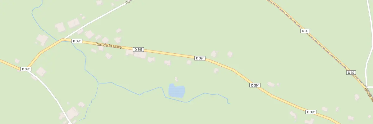 Plan du 14 Rue de la Gare à Dommartin-aux-Bois