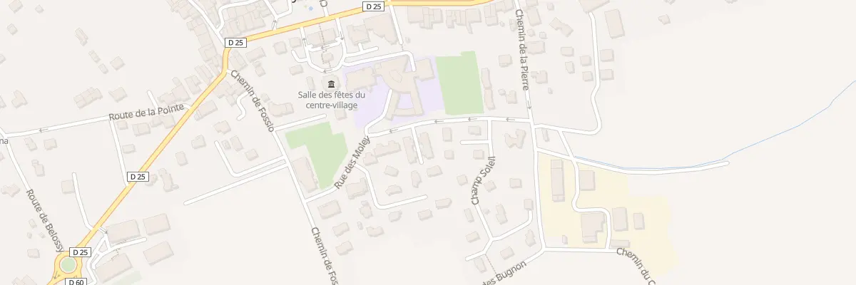 Plan du 16B Rue des moley à Messery
