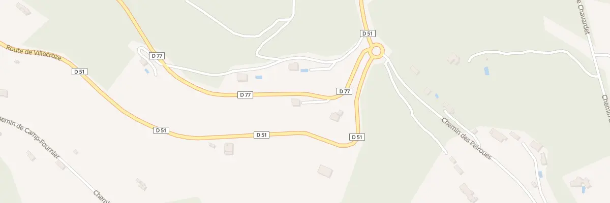 Plan du 5310 Le Ponteil à Tourtour