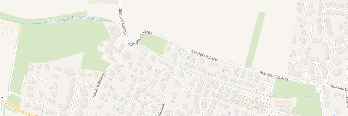 Plan du 53 Rue des Léchères à Douvaine