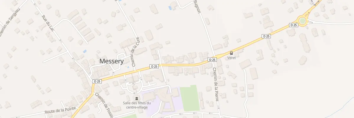 Plan du 17 Rue de Veret à Messery