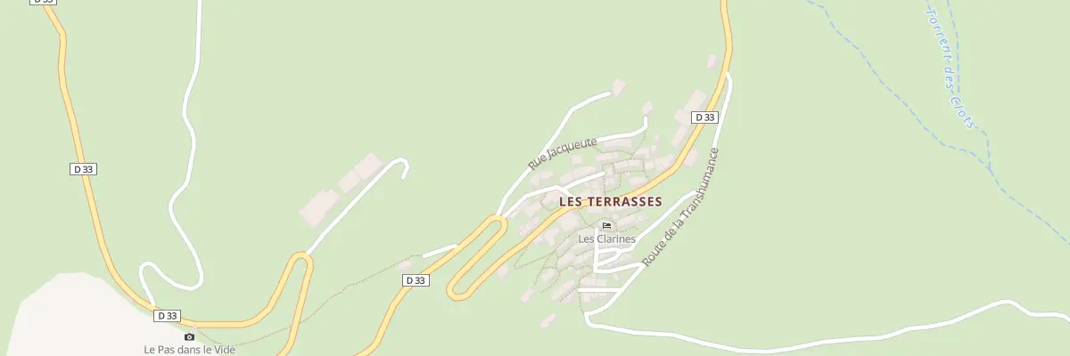 Plan du 5536 Les Terrasses à La Grave