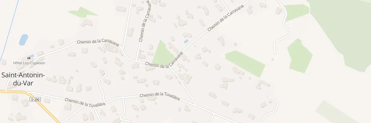 Plan du 572 Che de la Carravane à Saint-Antonin-du-Var