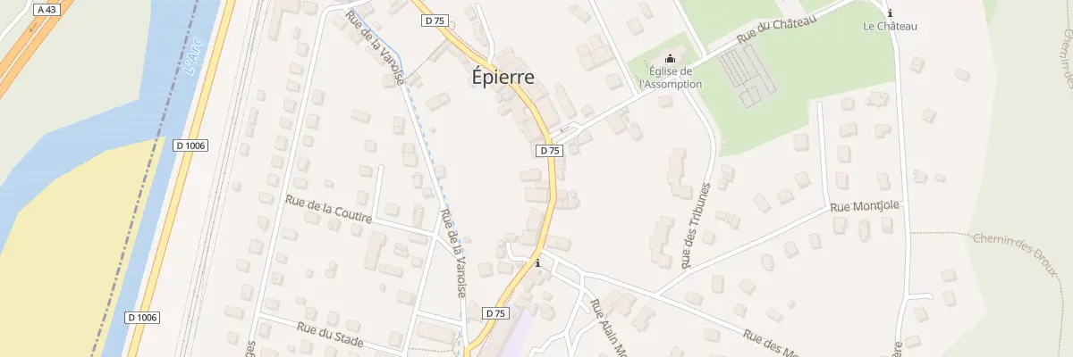 Plan du 236 Rue de la Mairie à Épierre