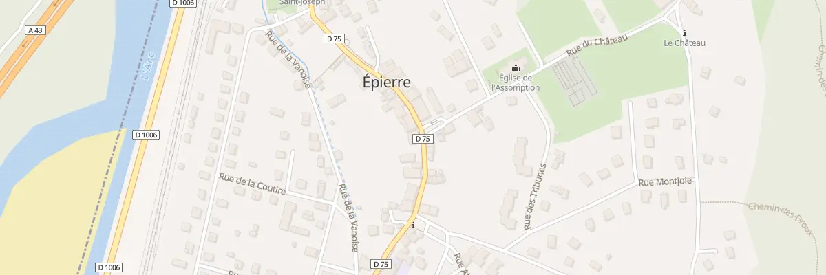 Plan du 206 Rue de la Mairie à Épierre