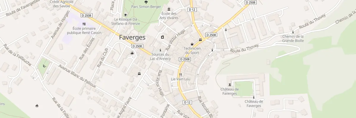 Plan du 128 Rue Carnot à Faverges-Seythenex