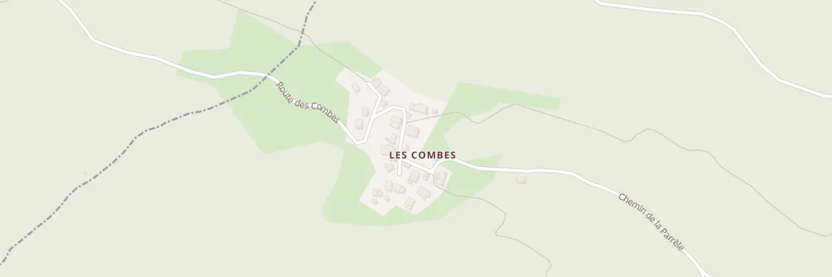 Plan du 5016 Les Combes à Bonvillaret