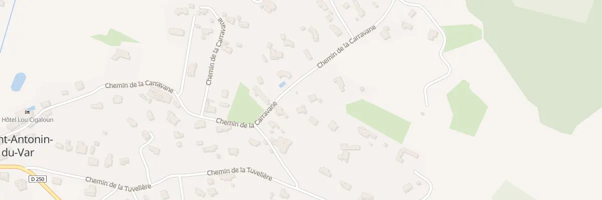 Plan du 632 Che de la Carravane à Saint-Antonin-du-Var
