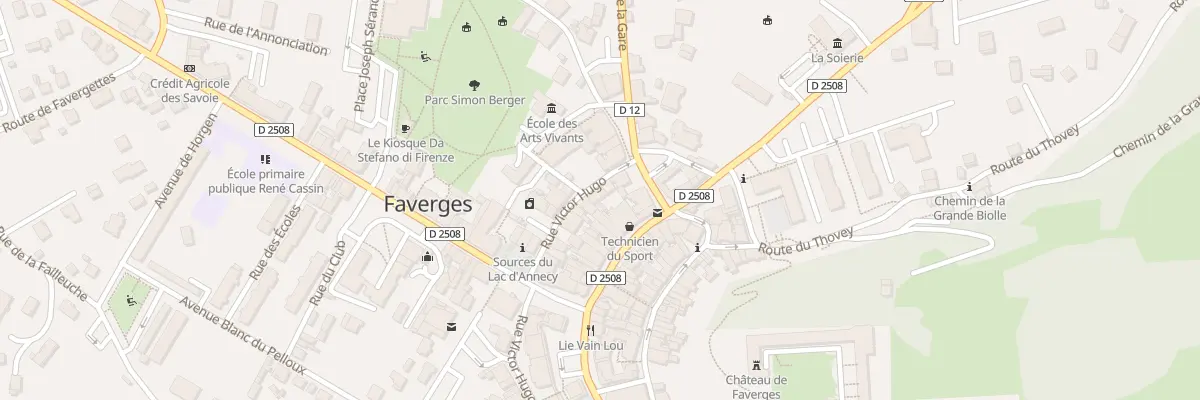 Plan du 45 Rue Victor Hugo à Faverges-Seythenex