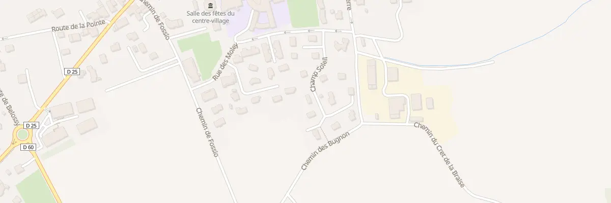 Plan du 22F Rue des moley à Messery