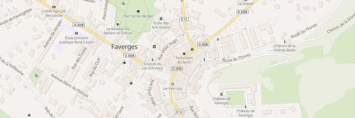 Plan du 96B Rue Carnot à Faverges-Seythenex