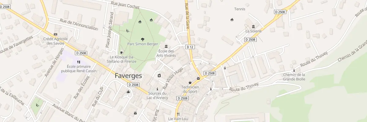 Plan du 3 Pl Gambetta à Faverges-Seythenex