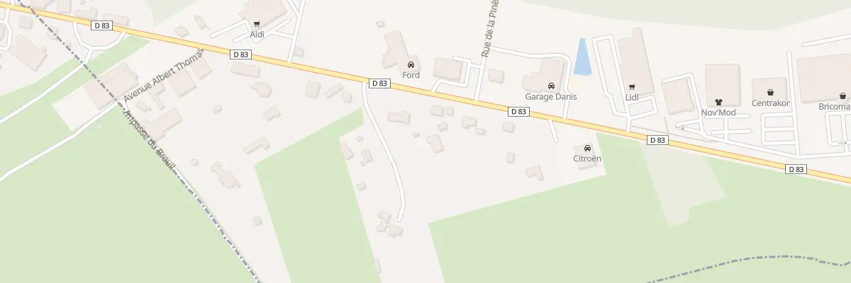 Plan du 146B Av Albert Thomas à Corbenay
