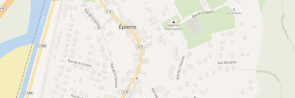 Plan du 12 Rue de Chateau à Épierre