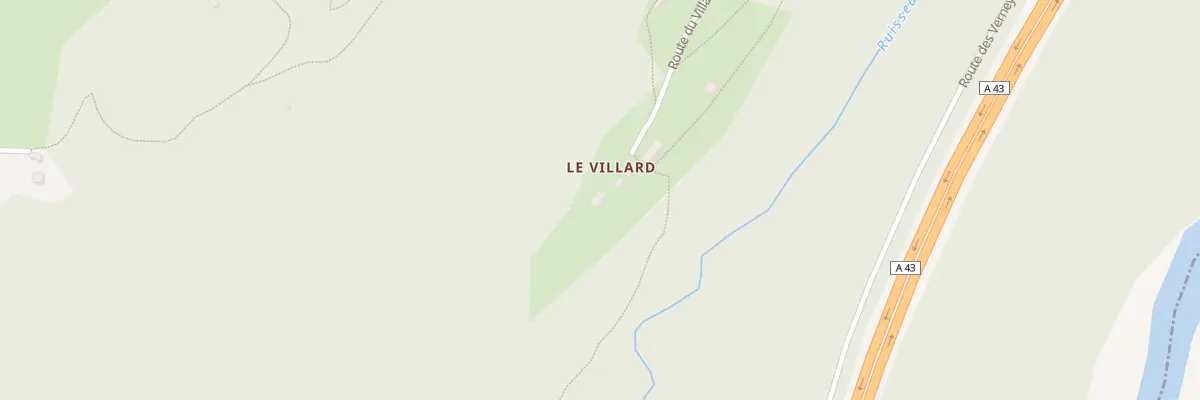 Plan du 5005 Le Villard à Saint-Georges-d’Hurtières