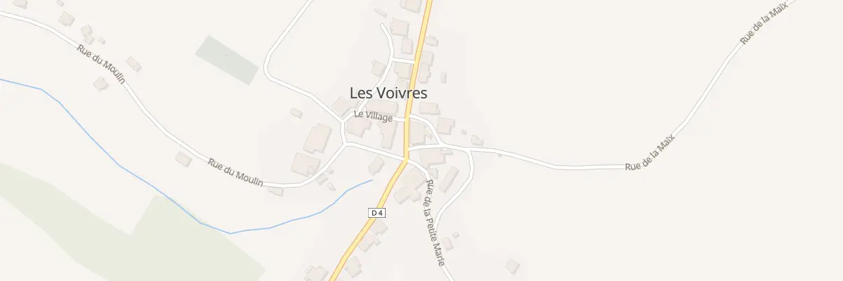 Plan du 20 Rue du Village aux Voivres