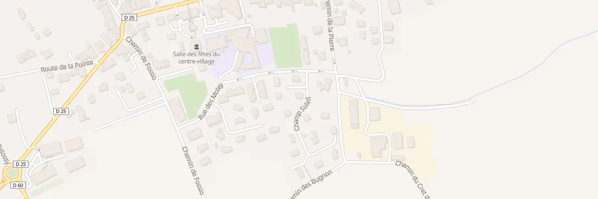 Plan du 22D Rue des moley à Messery