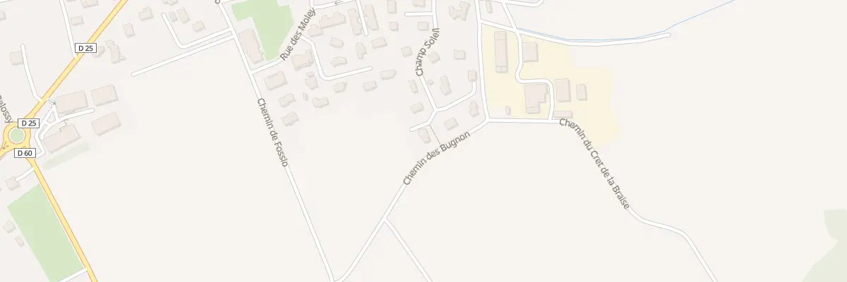 Plan du 22H Rue des moley à Messery