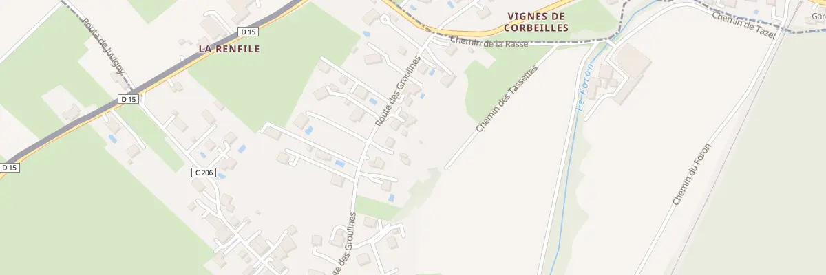 Plan du 240 Rte des Groulines à Juvigny
