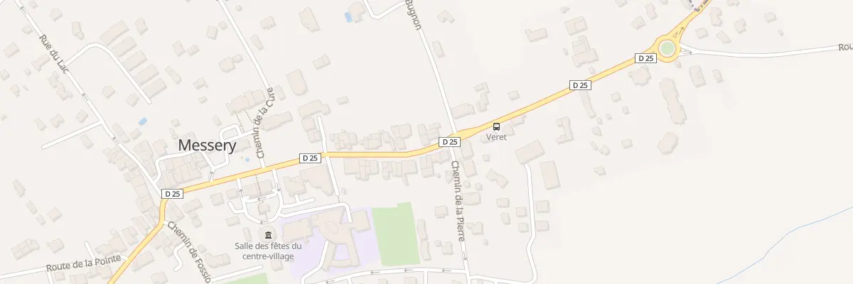 Plan du 31 Rue de Veret à Messery