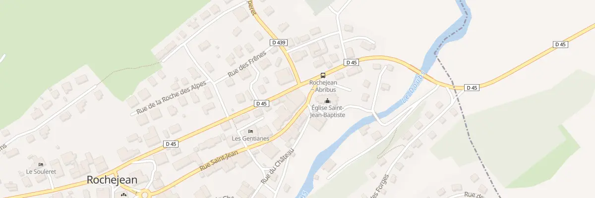 Plan du 2 Rue St Jean à Rochejean