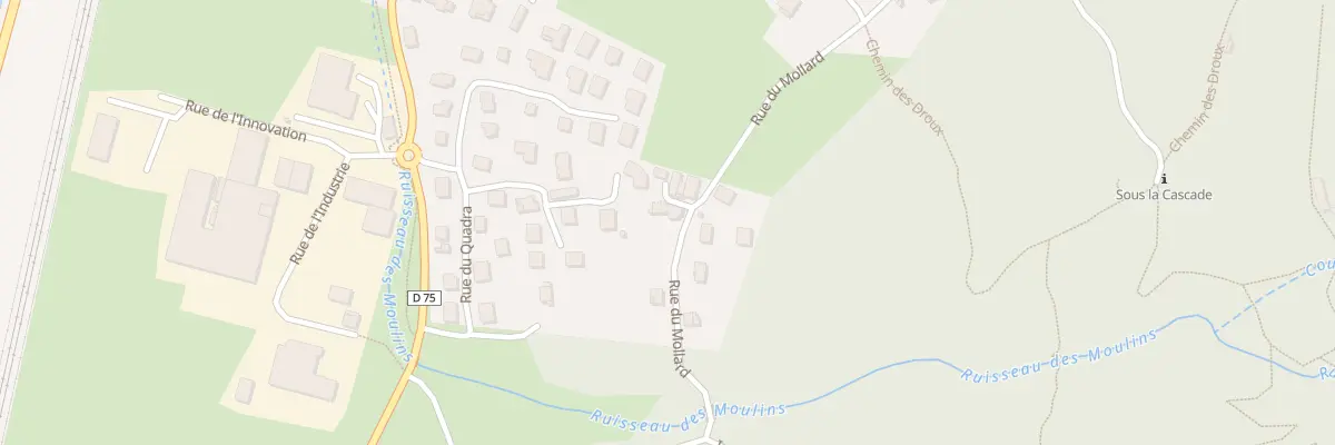 Plan du 206 Rue du Mollard à Épierre
