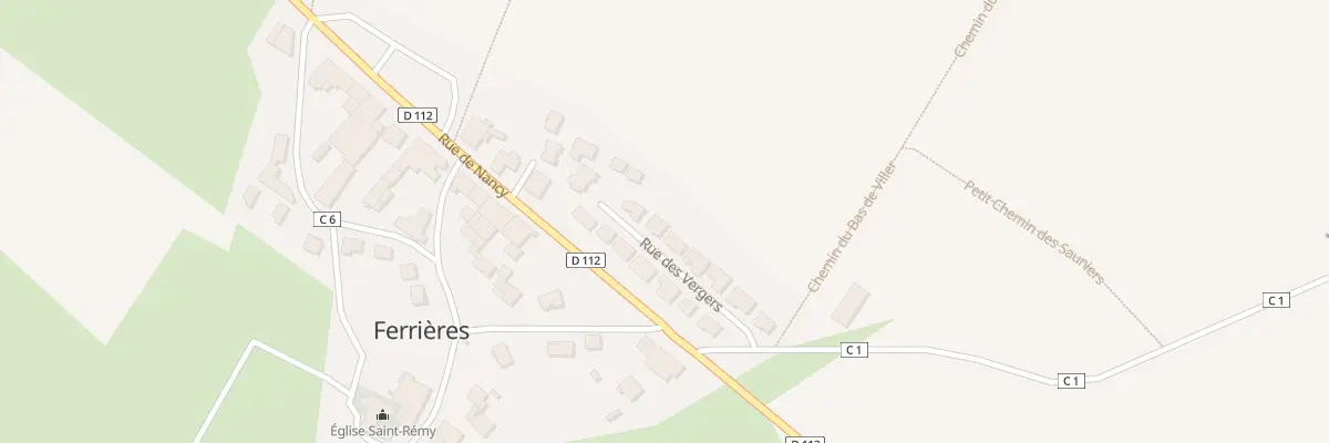 Plan du 6 Rue des Vergers à Ferrières