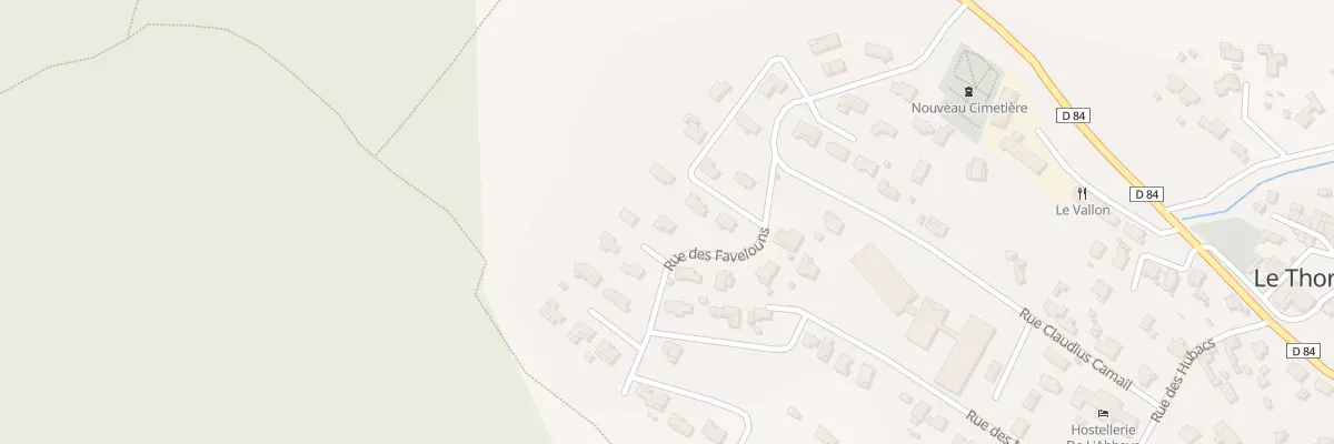 Plan du 4 Rue des Favelouns au Thoronet