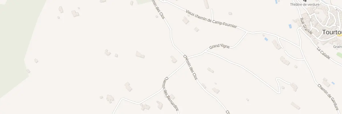 Plan du 190 Chem des Clos à Tourtour