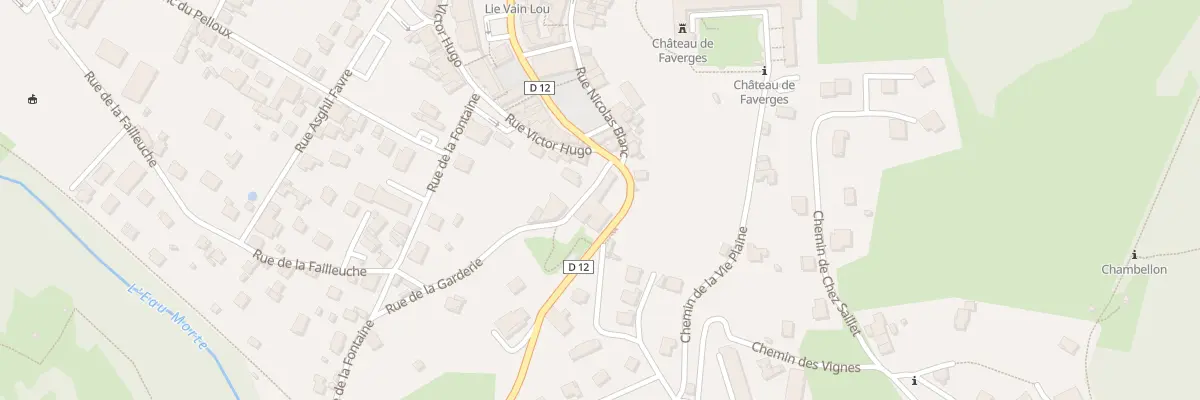 Plan du 2 Rte de Tamié (Faverges) à Faverges-Seythenex