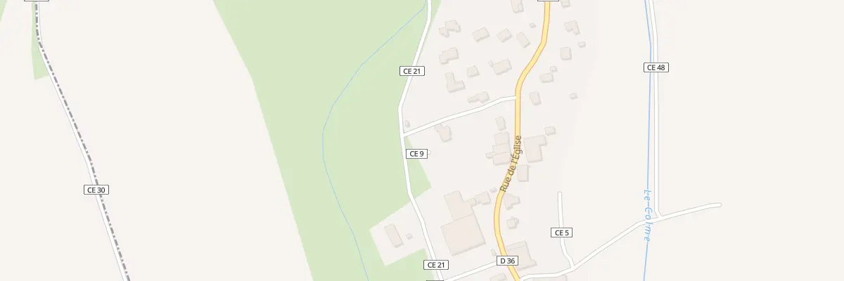 Plan du 487 Rue de l’Eglise à Évaux-et-Ménil