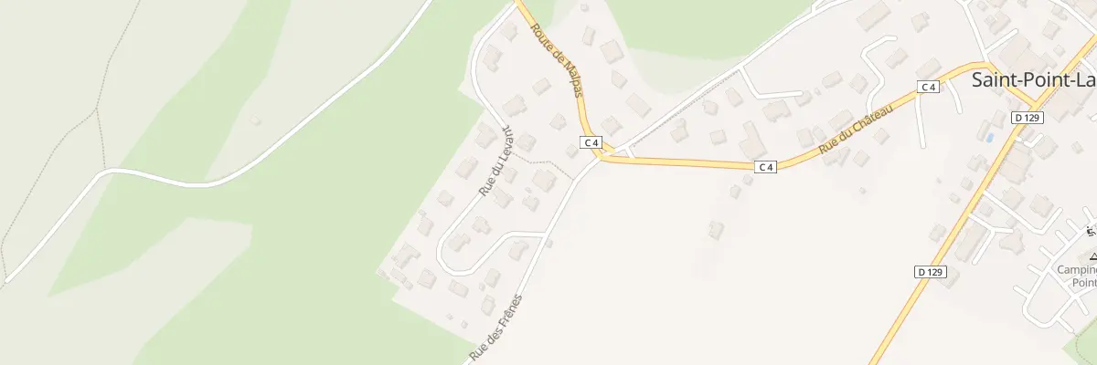 Plan du 3 Rue des Frênes à Saint-Point-Lac