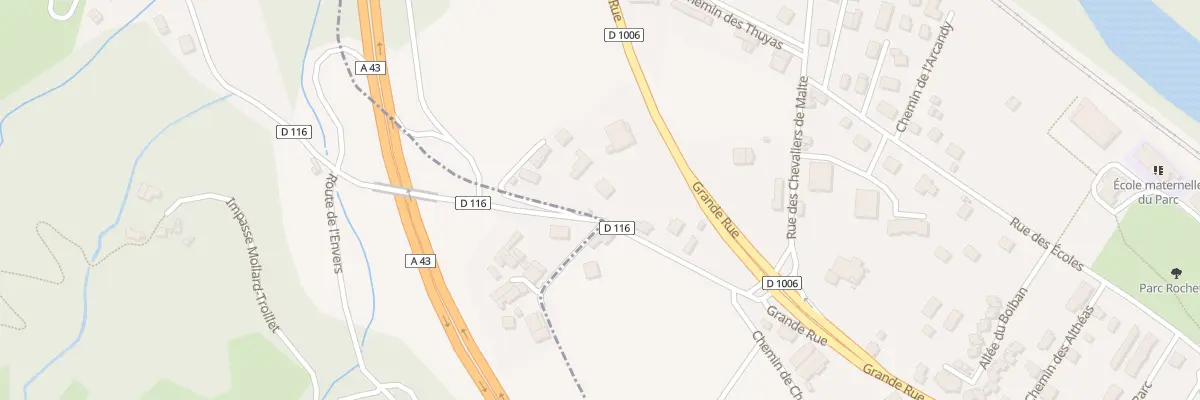 Plan du 5373 Miettaz à Val-d’Arc