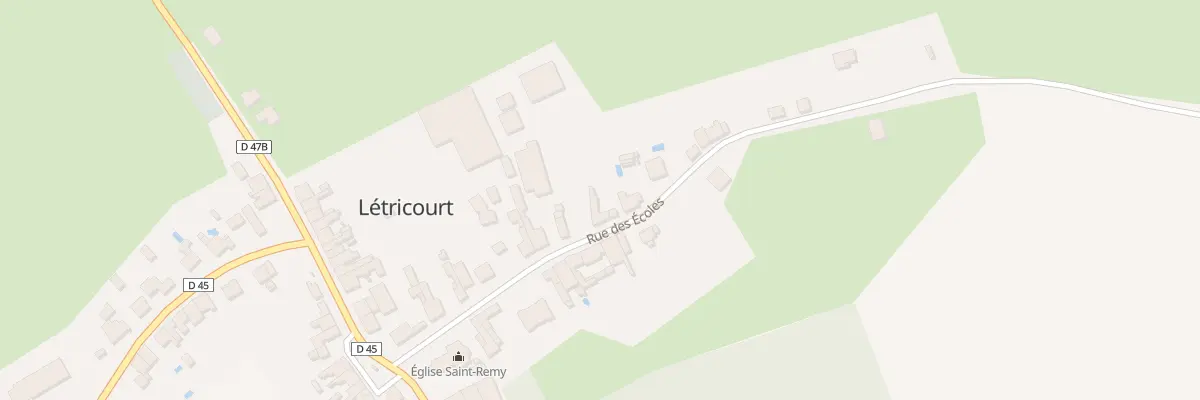 Plan du 17 Rue des Ecoles à Létricourt