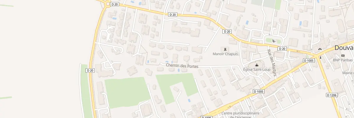 Plan du 26 Che des Portes à Douvaine