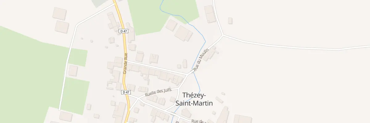 Plan du 6 Rue du Moulin à Thézey-Saint-Martin