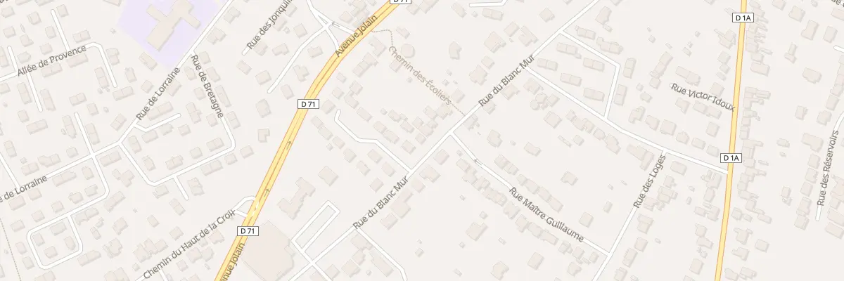 Plan du 42 Rue du Blanc Mur à Saint-Nicolas-de-Port