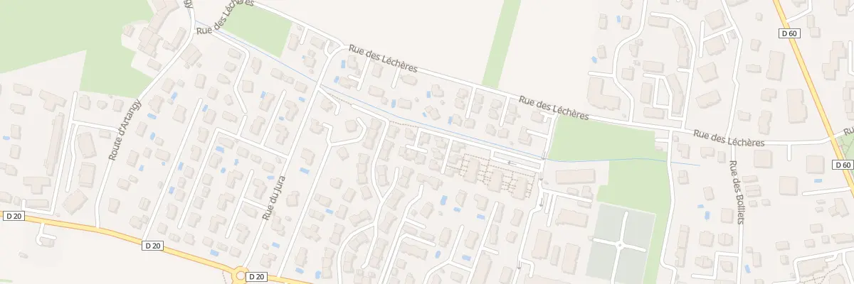 Plan du 11 Rue des Balaries à Douvaine